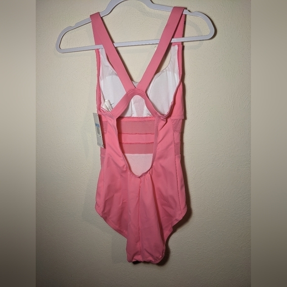 Nike Mesh Solid Edge V-back one piece swimsuit - Picture 5 of 12